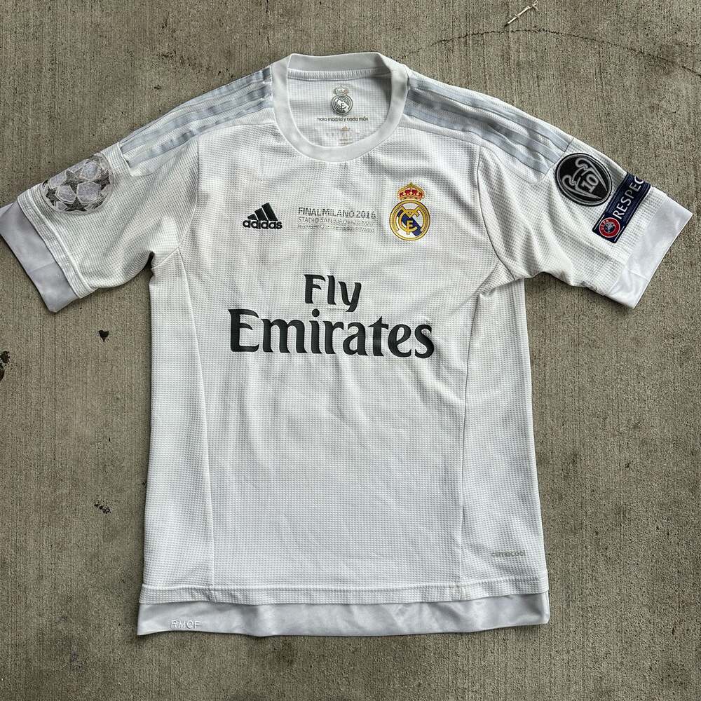 Adidas Real Madrid 2016 UEFA Champions League Final Milano Commemorative Jersey